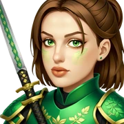 Emerald Samurai sticker