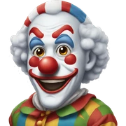 Clown sticker