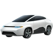 A futuristic car sticker