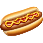 Hot dog sticker