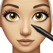 Eyeliner sticker