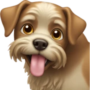 Dog pooping sticker