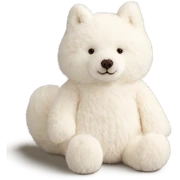jellycat stuffed plush samoyed sticker