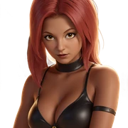 girl with wings and cleavage sticker