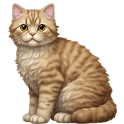 Selkirk Rex Cat Full Body sticker