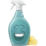 cleaning soap sticker