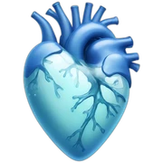 Realistic Heart ice sticker