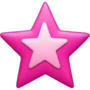 Pink Star sticker