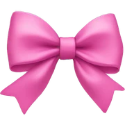 Pink bow  sticker