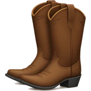 cowgirl boots sticker