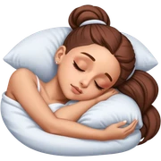 Ariana Grande sleeping sticker