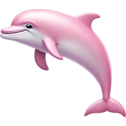 Pastel-pink-colors-dolphin sticker