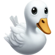 Ghost of a goose sticker
