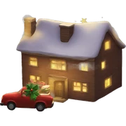 Christmas night  sticker