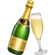 Champagne sticker