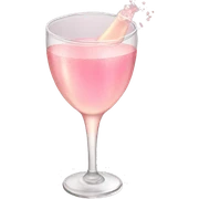 Pink champagne  sticker