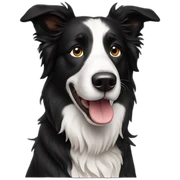 border collie sticker