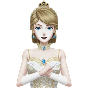 bridal beauty with blue eyes sticker