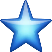 blue star sticker