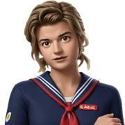 school uniform girl portrait sticker
