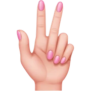 pink middle finger sticker