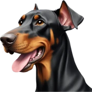 Doberman  sticker
