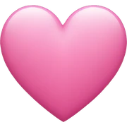 Pink heart sticker