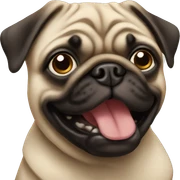 Pug sticker