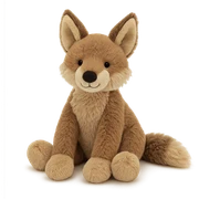 coyote jellycat stuffed plush sticker