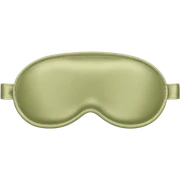 Pale olive silk sleep mask  sticker