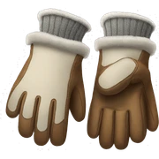 Winter gloves sticker