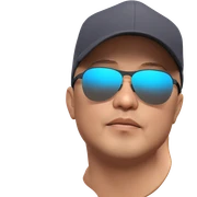 cool boy in a baseball cap sticker