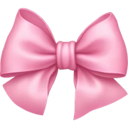 baby pink bow  sticker