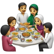 Iftar in Bangladesh  sticker