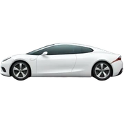 White car sticker