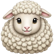Easter lamb sticker