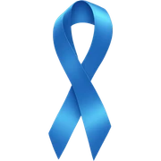 Blue ribbon  sticker