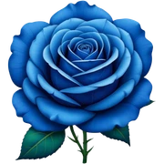 Blue Rose sticker