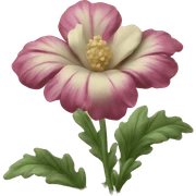 victorian flower  sticker