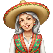 Fiestero with Sombrero sticker