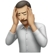 face palm sticker
