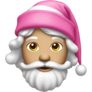 Christmas pink sticker