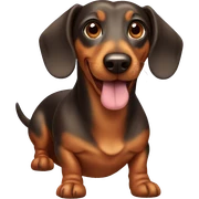 Weiner dog sticker
