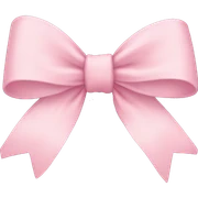 Light pink bows sticker