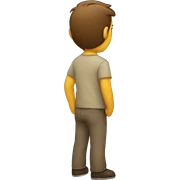 turning around  sticker