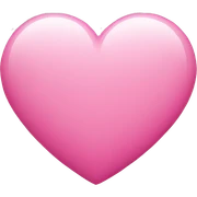 Pink heart  sticker