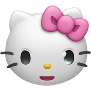 Hello kitty pink sticker