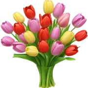 Tulips bouquet￼ sticker
