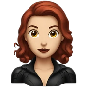 Black widow sticker
