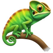 Chameleon sticker